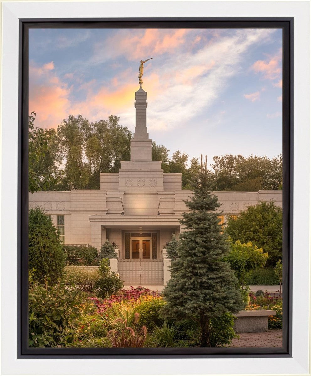 St. Paul Sacred Garden Sunset Gallery Wrap