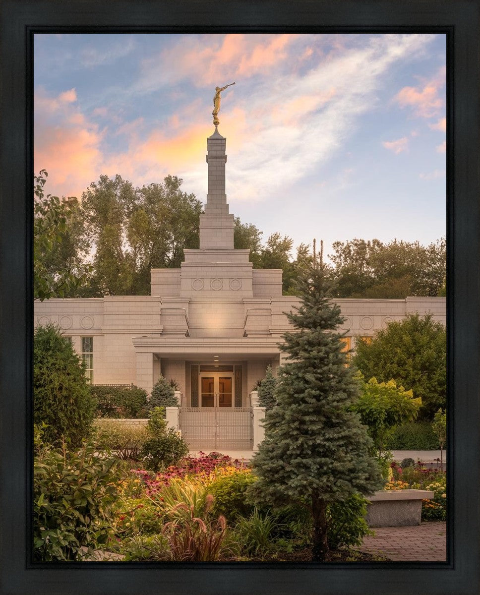 St. Paul Sacred Garden Sunset Gallery Wrap