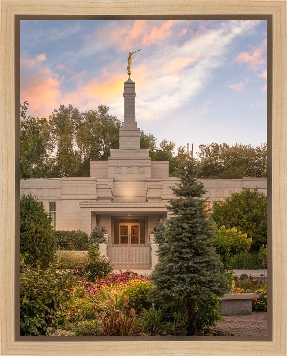 St. Paul Sacred Garden Sunset Gallery Wrap