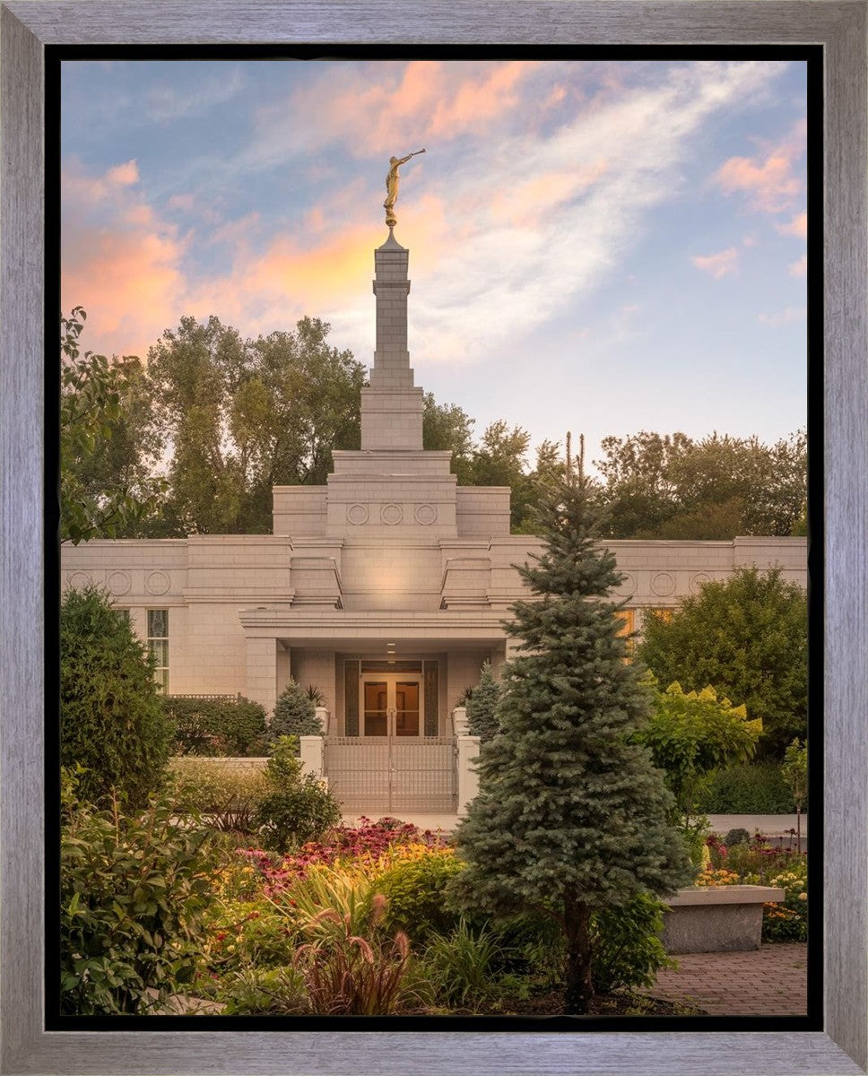 St. Paul Sacred Garden Sunset Gallery Wrap