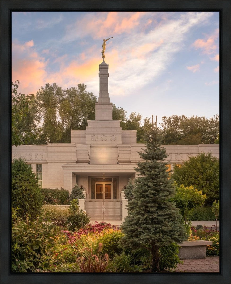 St. Paul Sacred Garden Sunset Gallery Wrap