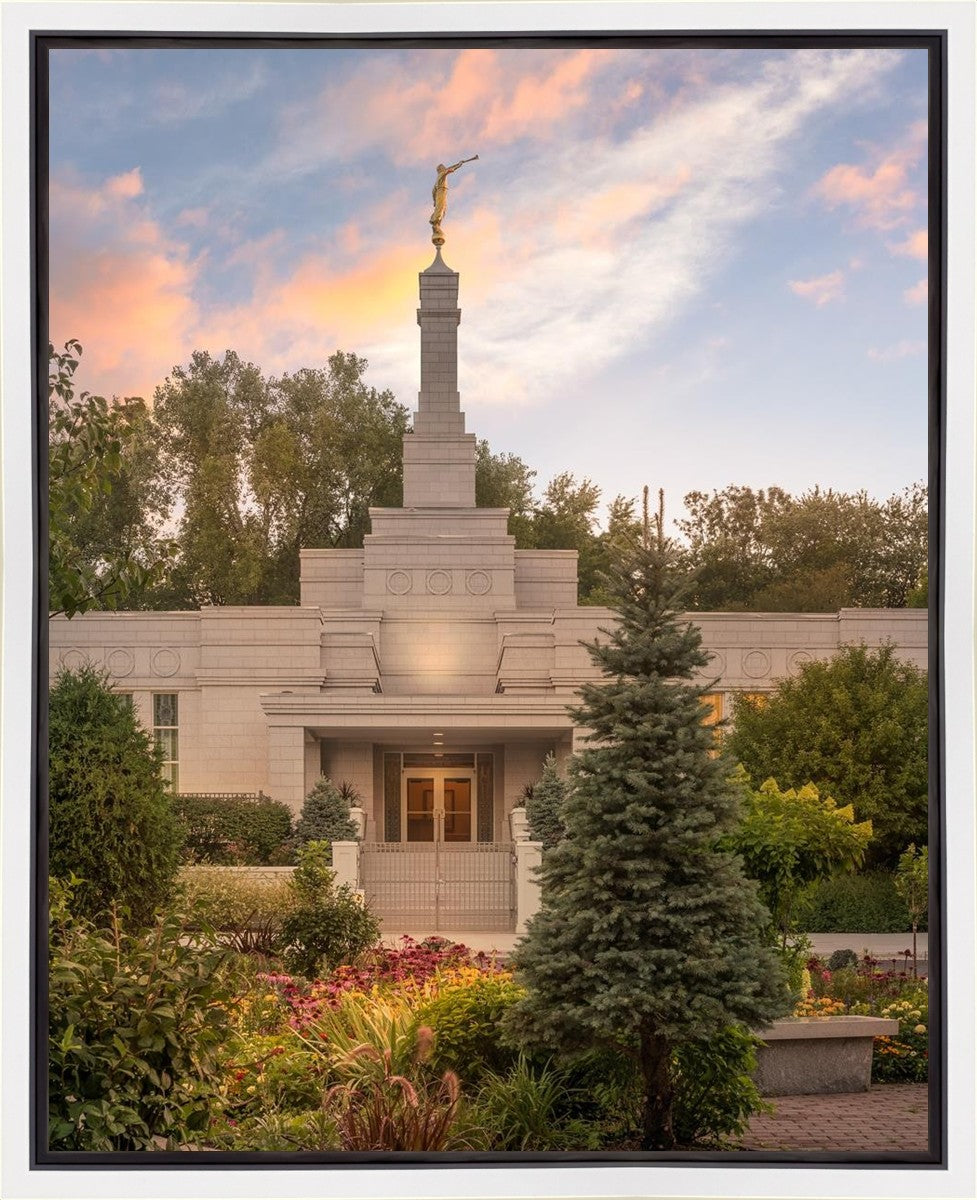 St. Paul Sacred Garden Sunset Gallery Wrap