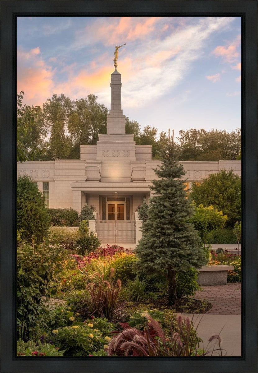 St. Paul Sacred Garden Sunset Gallery Wrap