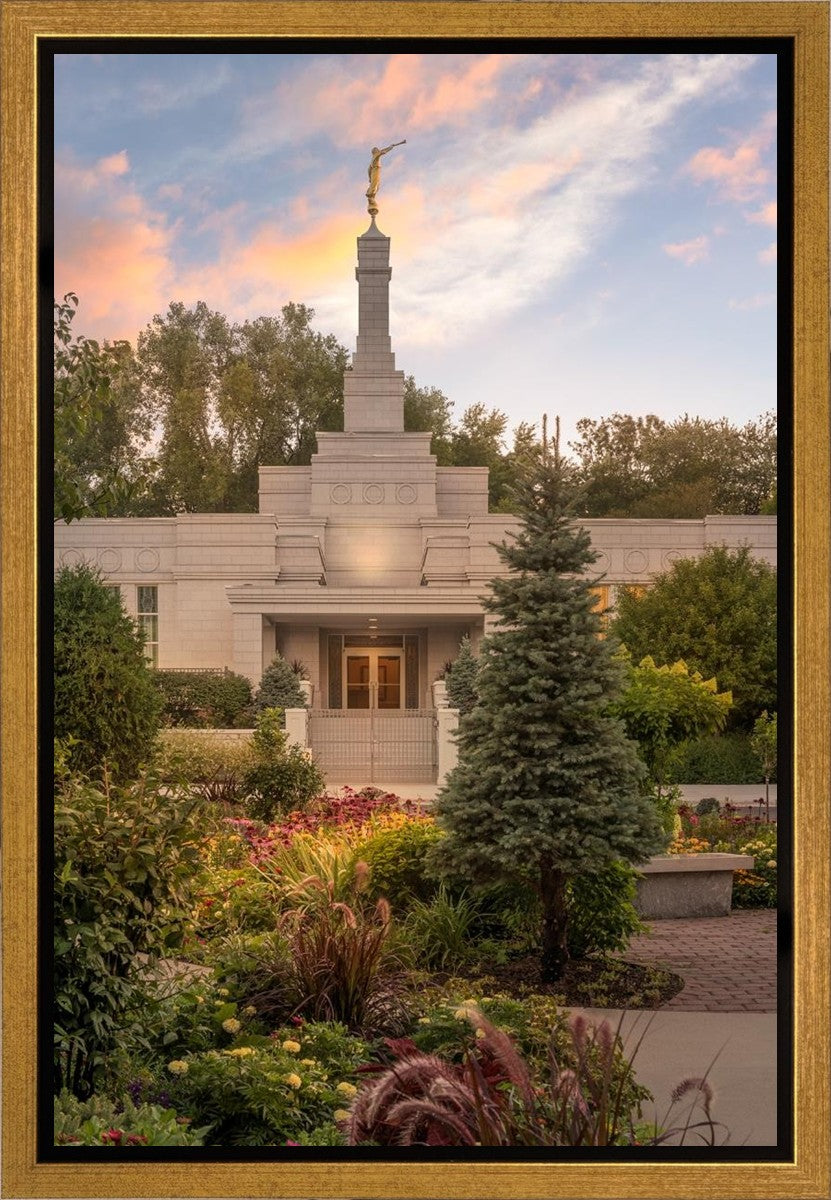St. Paul Sacred Garden Sunset Gallery Wrap