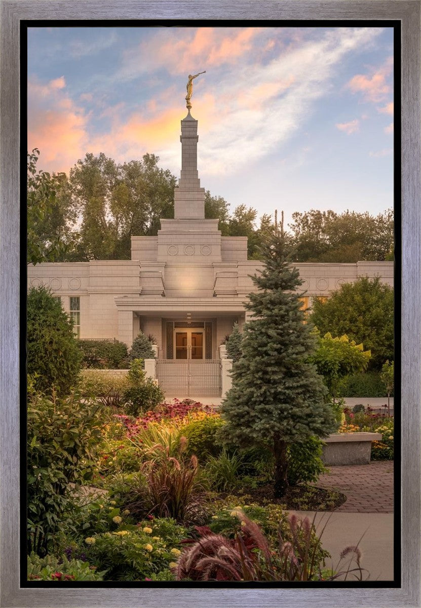 St. Paul Sacred Garden Sunset Gallery Wrap