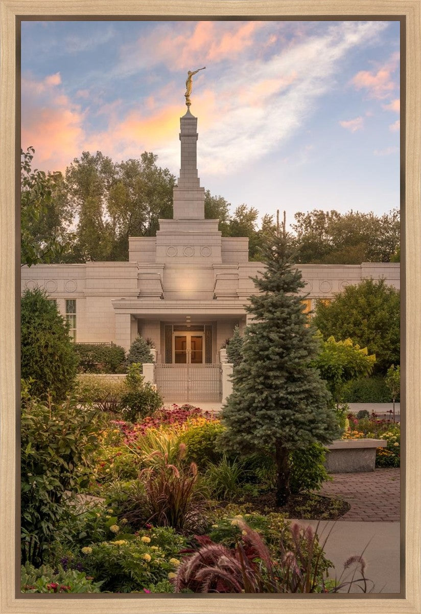 St. Paul Sacred Garden Sunset Gallery Wrap