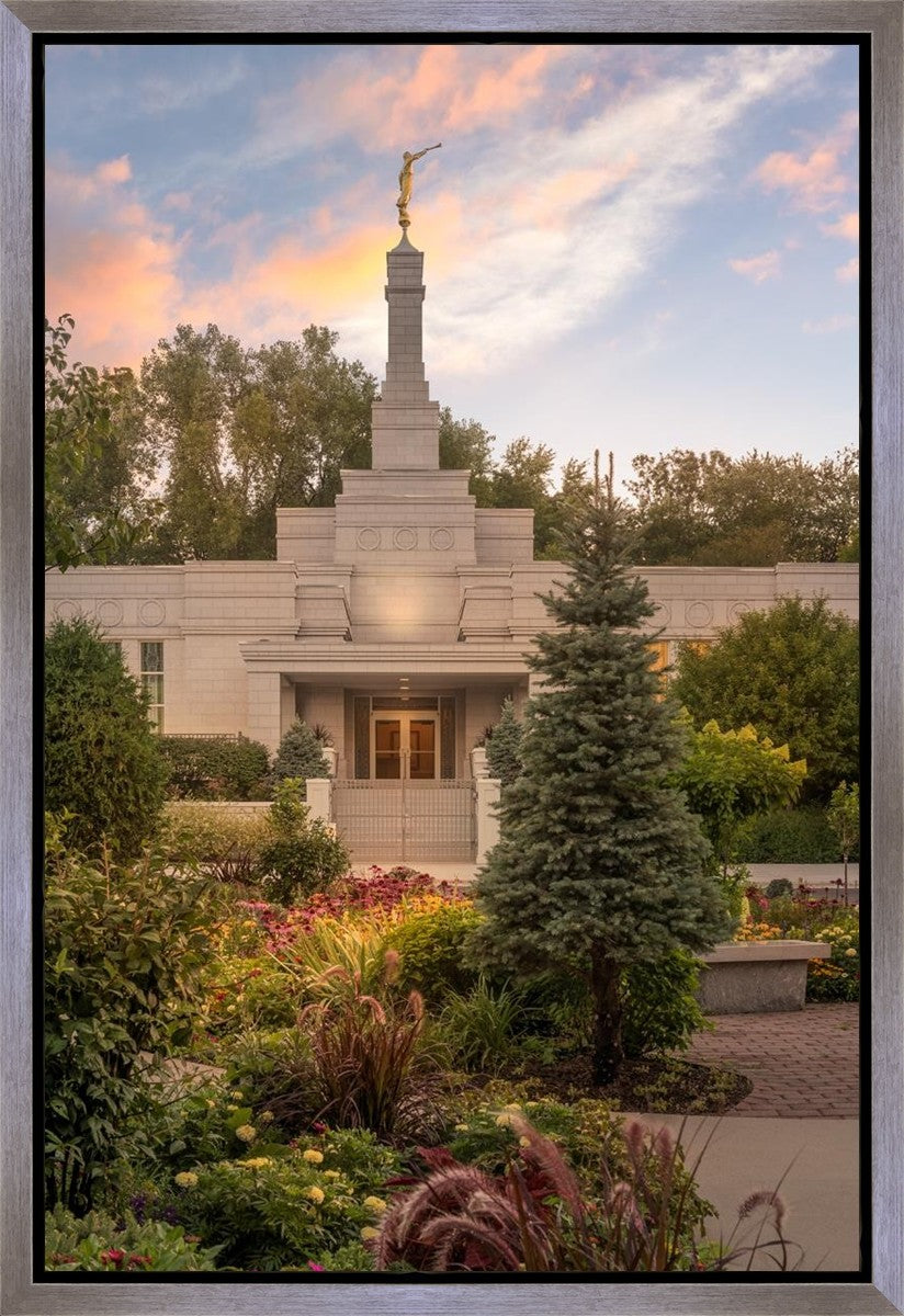 St. Paul Sacred Garden Sunset Gallery Wrap