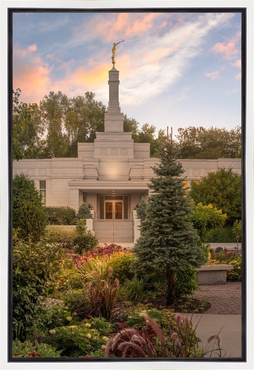St. Paul Sacred Garden Sunset Gallery Wrap