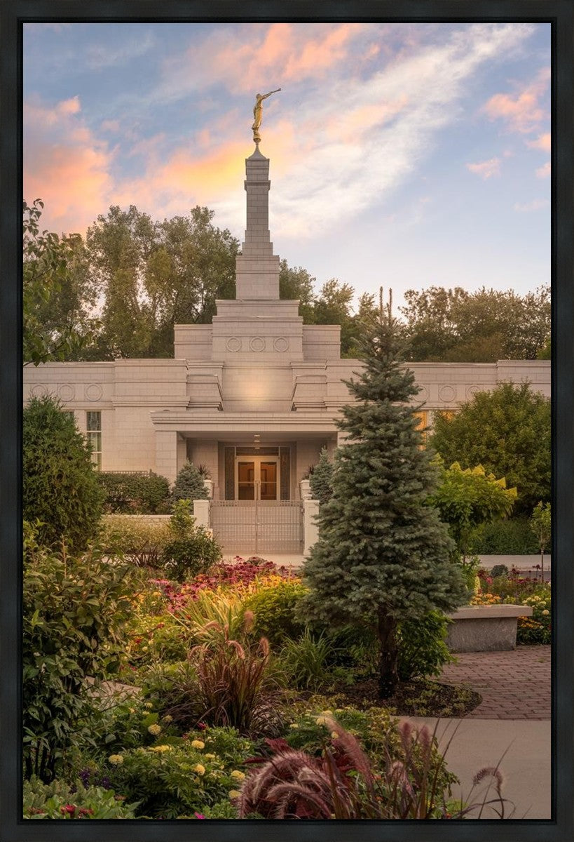 St. Paul Sacred Garden Sunset Gallery Wrap