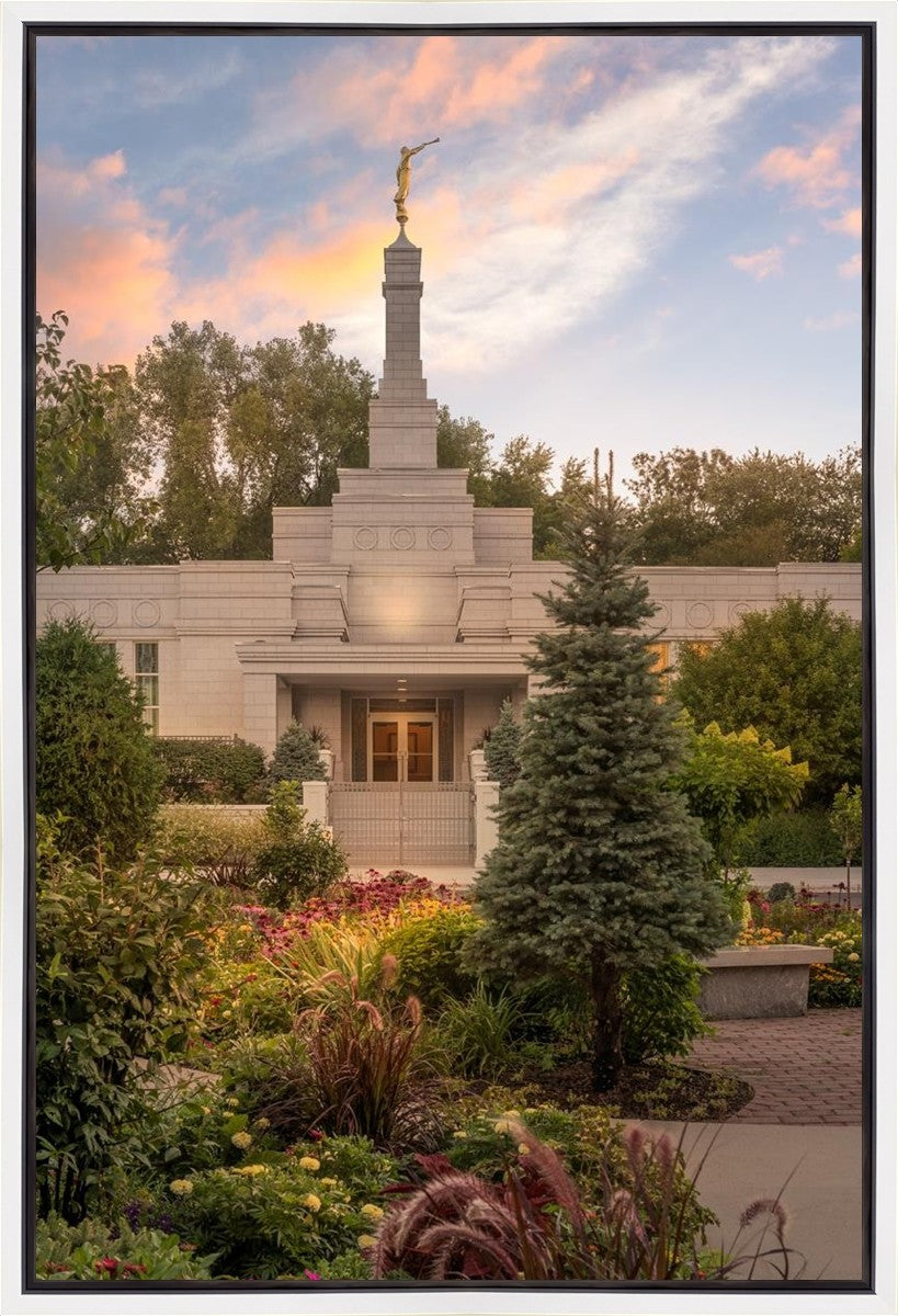 St. Paul Sacred Garden Sunset Gallery Wrap