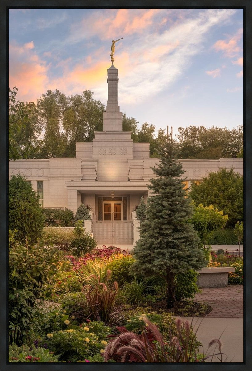St. Paul Sacred Garden Sunset Gallery Wrap