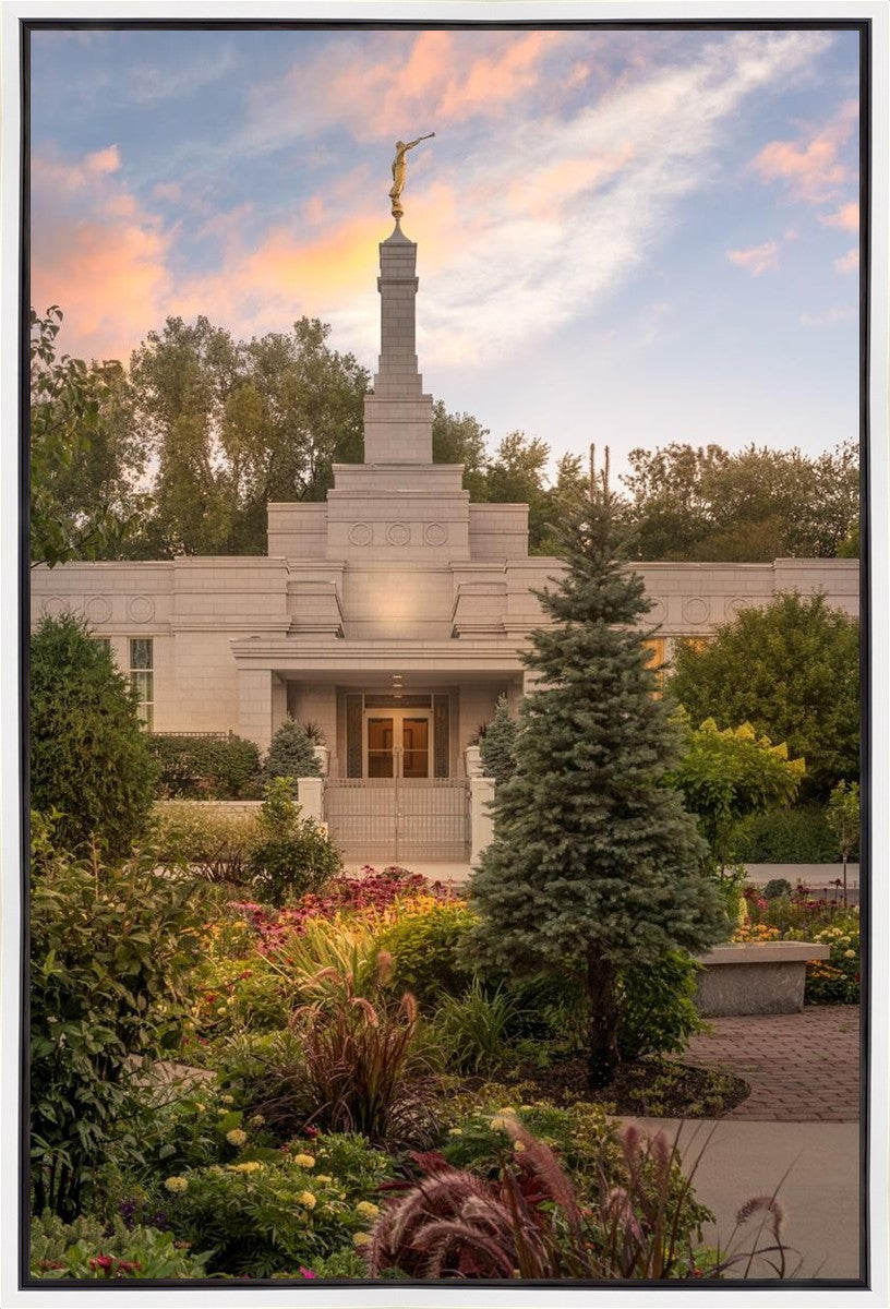 St. Paul Sacred Garden Sunset Gallery Wrap