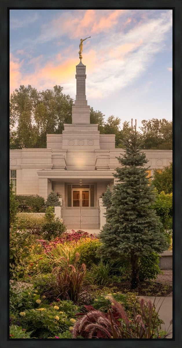 St. Paul Sacred Garden Sunset Gallery Wrap