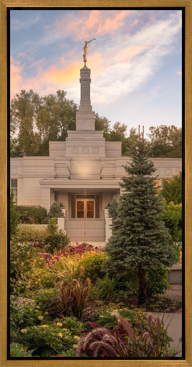 St. Paul Sacred Garden Sunset Gallery Wrap