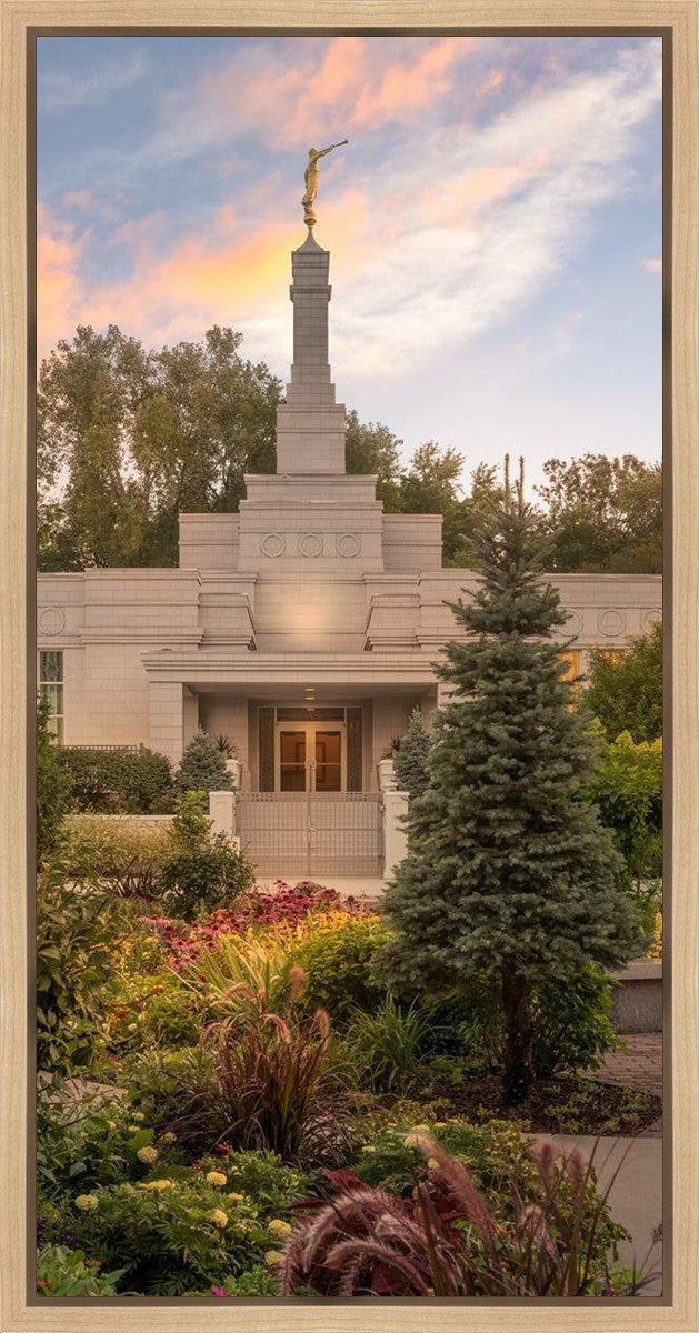 St. Paul Sacred Garden Sunset Gallery Wrap