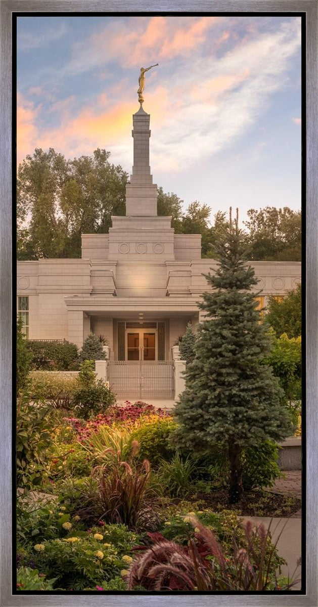 St. Paul Sacred Garden Sunset Gallery Wrap