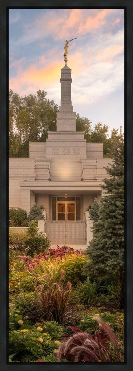 St. Paul Sacred Garden Sunset Gallery Wrap
