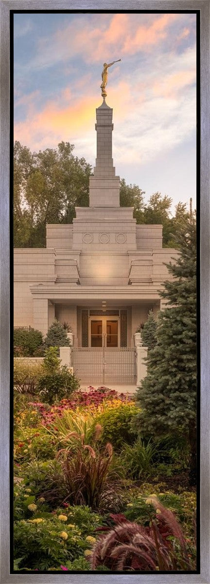 St. Paul Sacred Garden Sunset Gallery Wrap