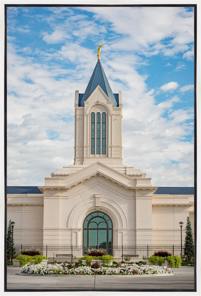 Fort Collins Temple Morning Gallery Wrap