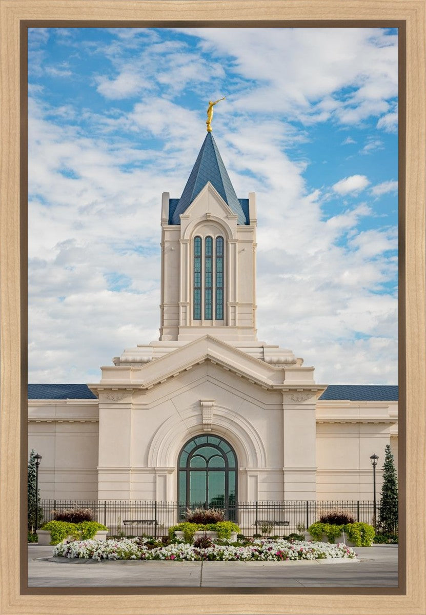 Fort Collins Temple Morning Gallery Wrap