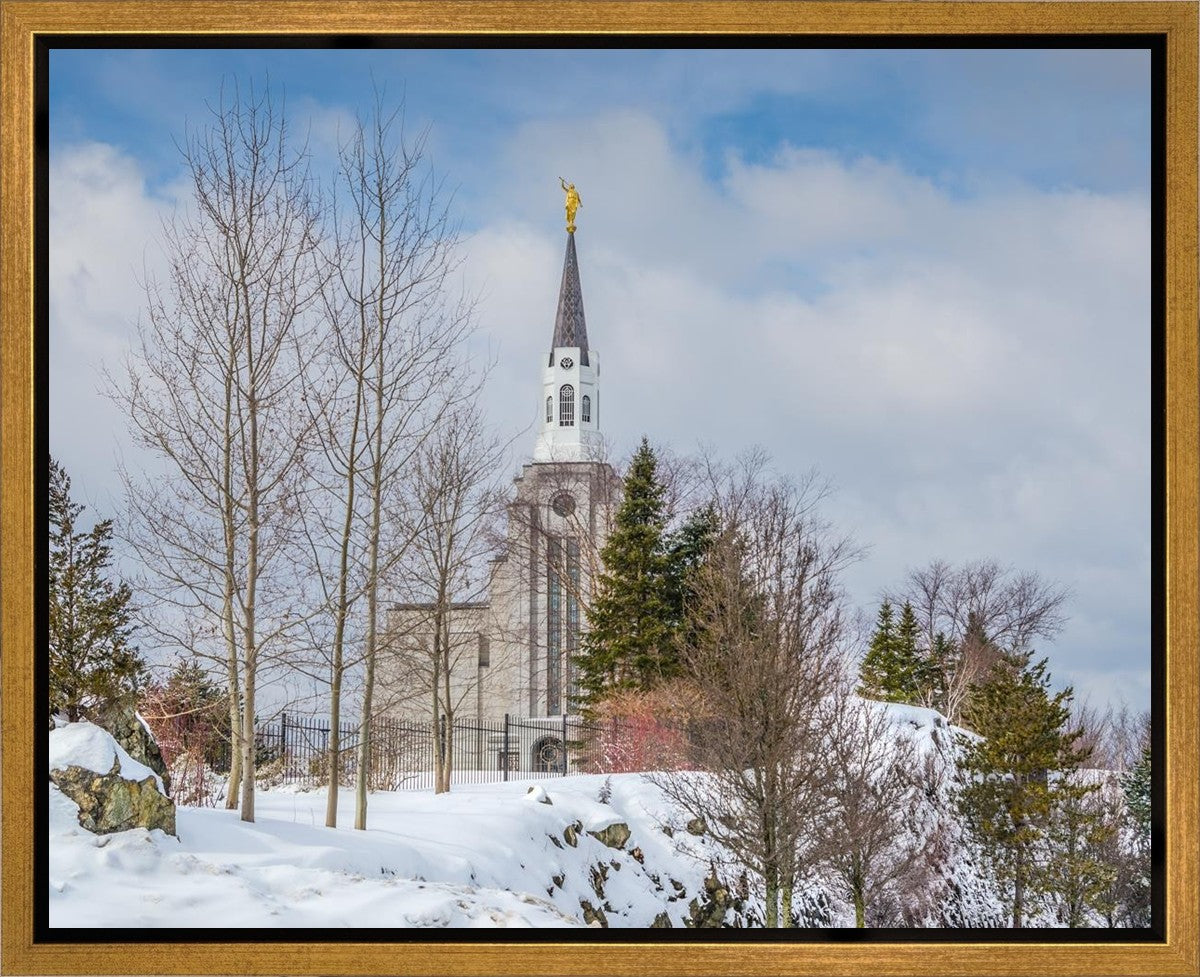 Boston Winter Morning Gallery Wrap