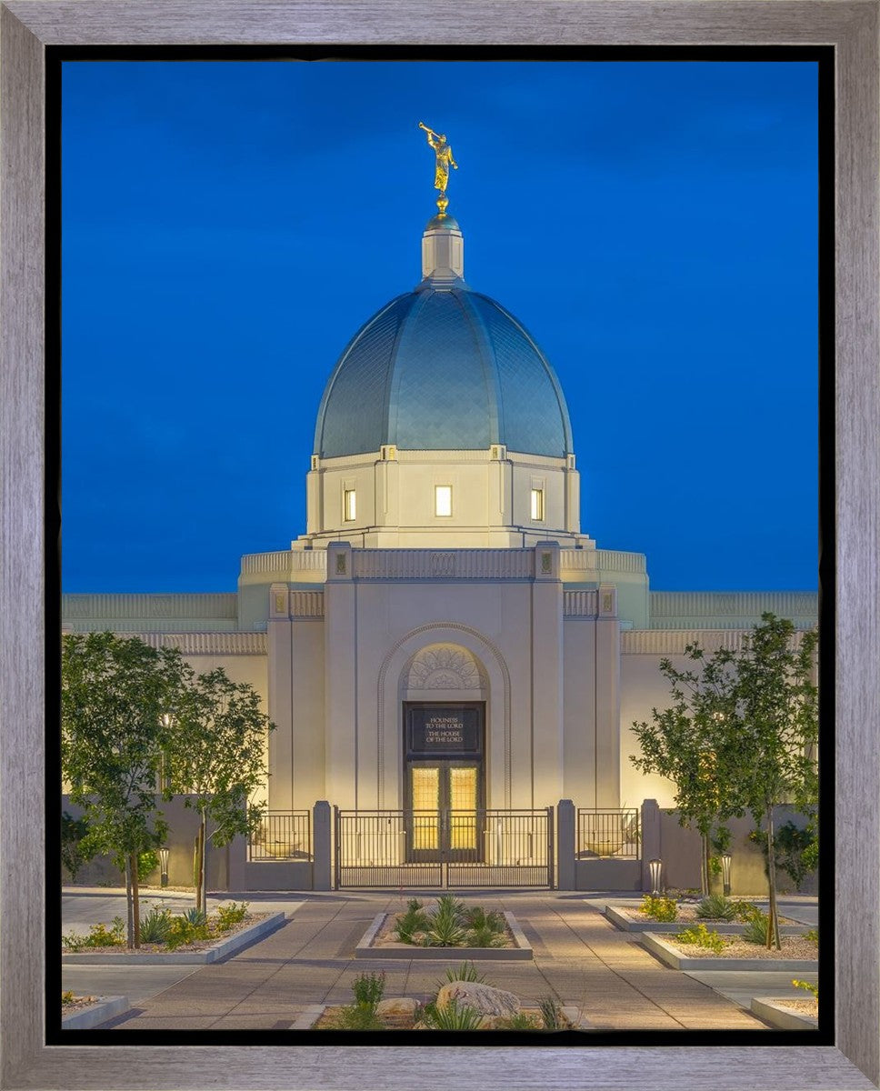 Tucson Blue Hour Vertical Gallery Wrap