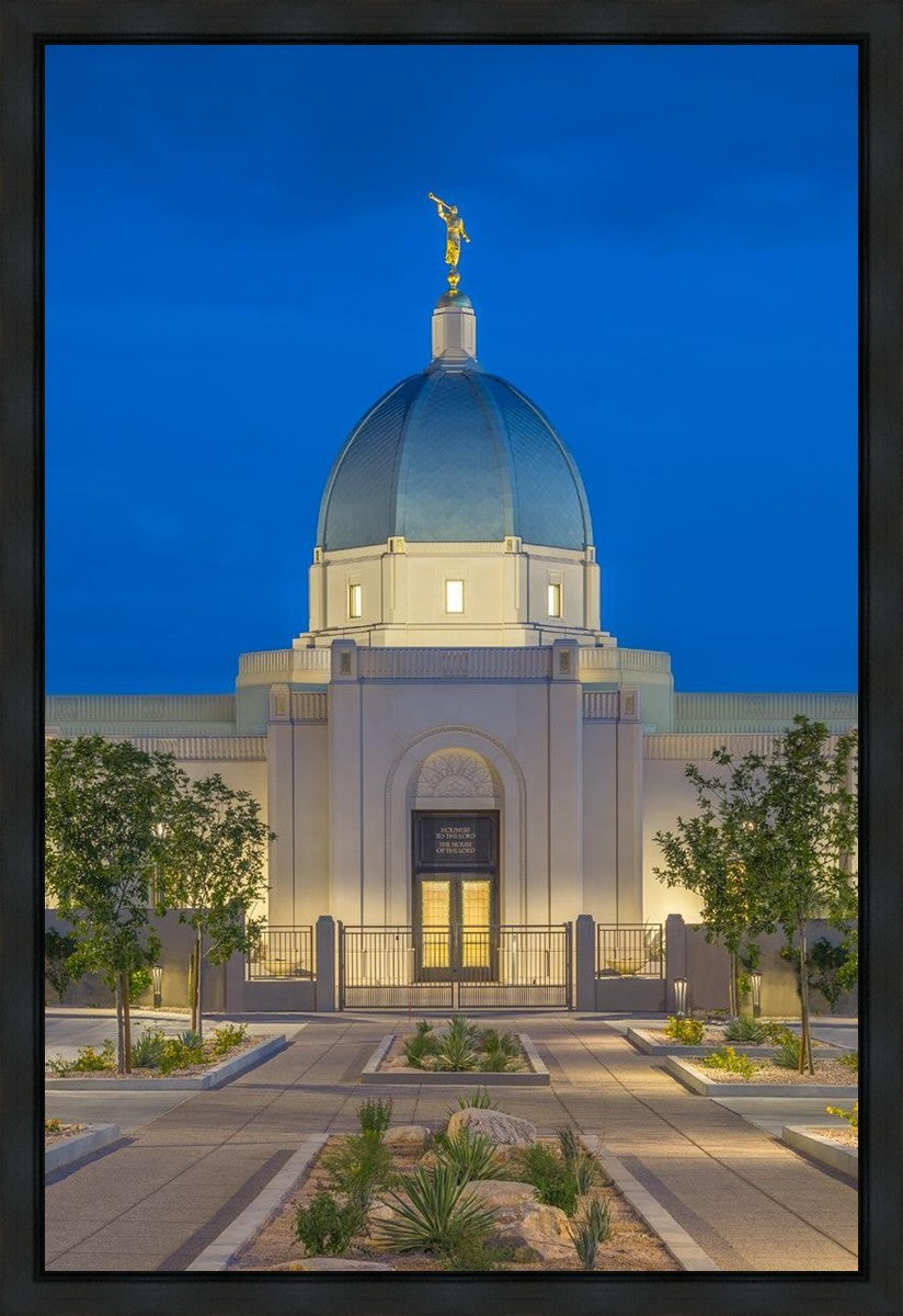 Tucson Blue Hour Vertical Gallery Wrap