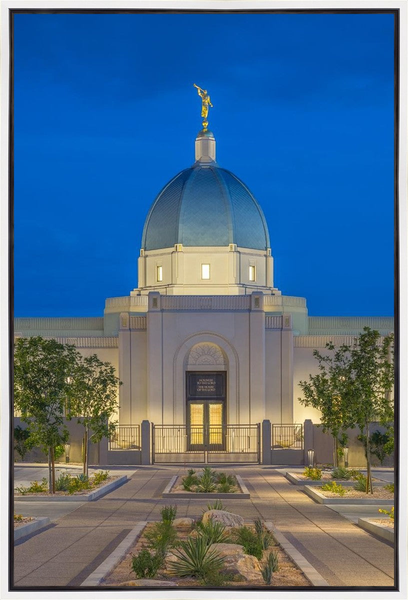 Tucson Blue Hour Vertical Gallery Wrap
