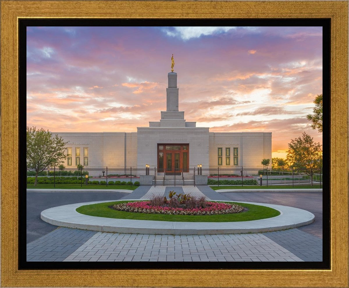 Montreal Quebec Heavenly Pathways Gallery Wrap