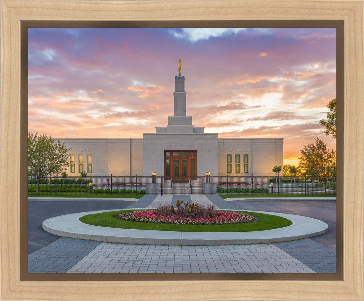 Montreal Quebec Heavenly Pathways Gallery Wrap
