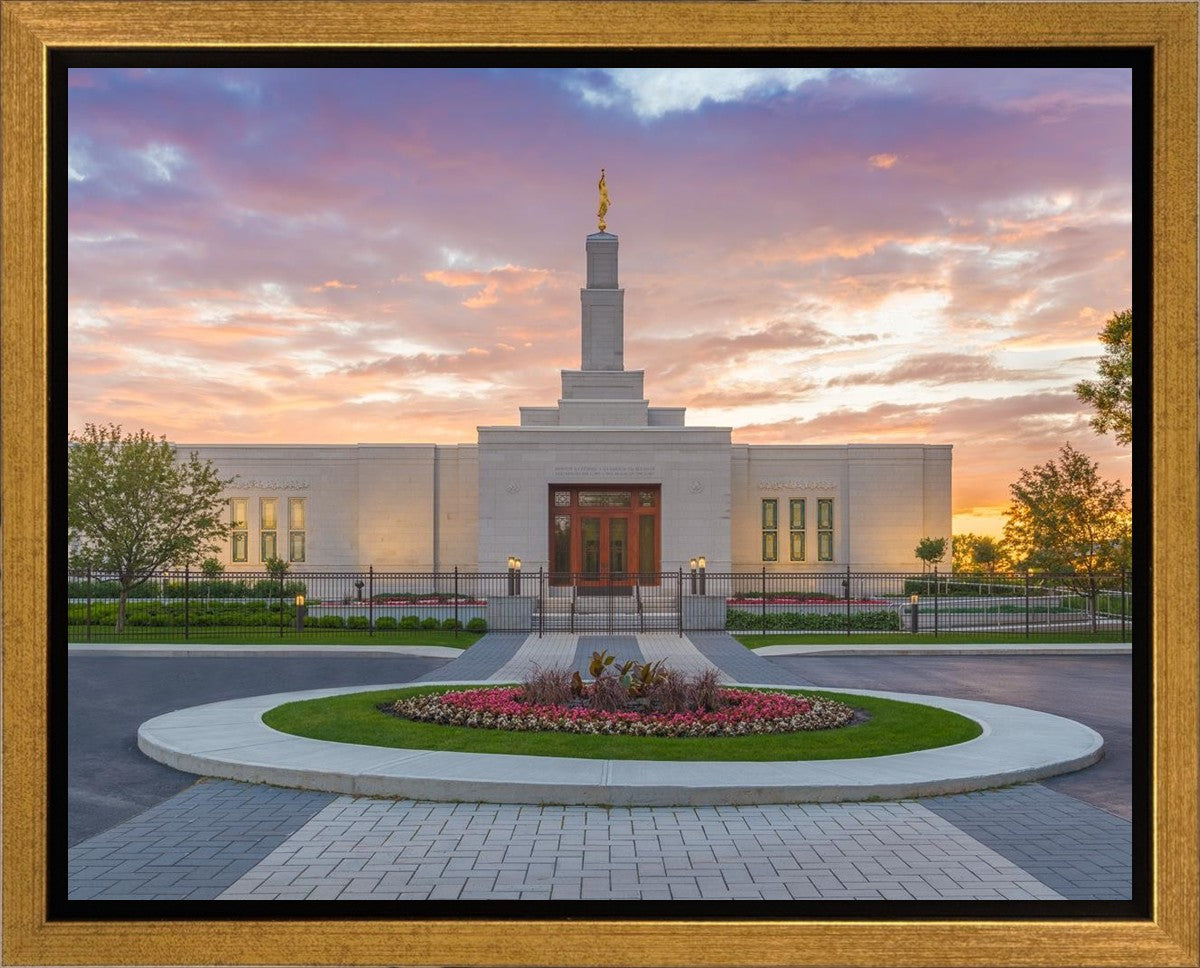 Montreal Quebec Heavenly Pathways Gallery Wrap
