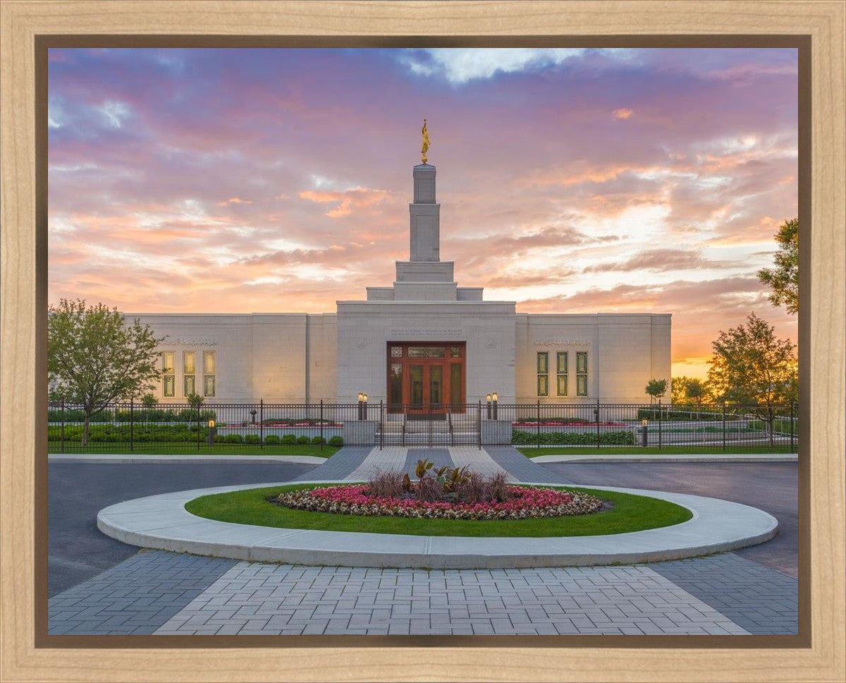 Montreal Quebec Heavenly Pathways Gallery Wrap