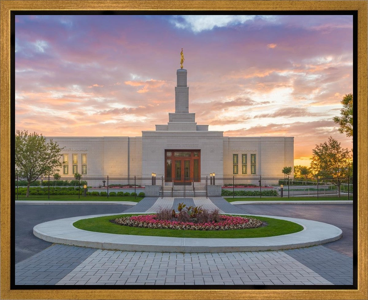 Montreal Quebec Heavenly Pathways Gallery Wrap