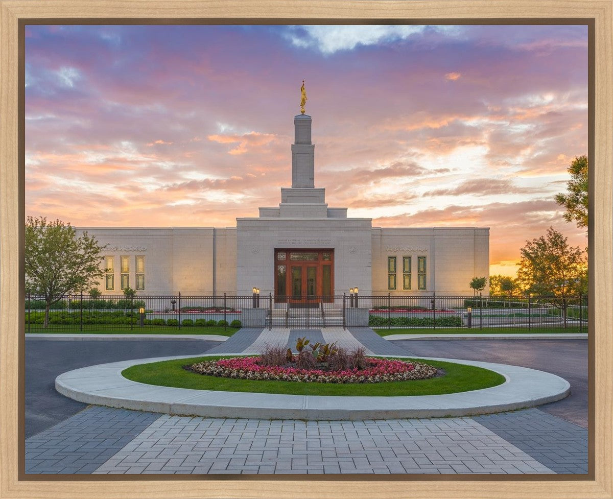 Montreal Quebec Heavenly Pathways Gallery Wrap