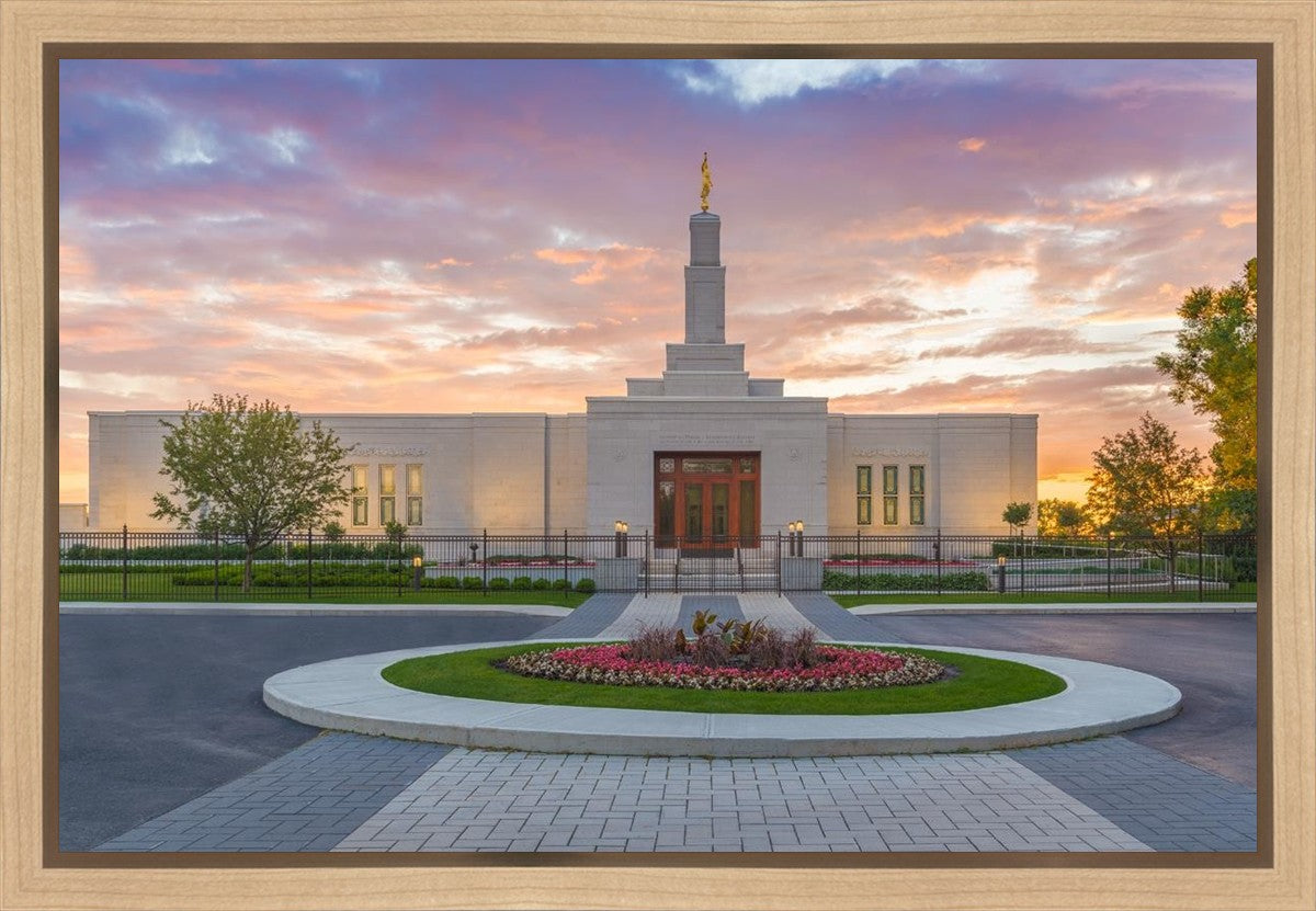 Montreal Quebec Heavenly Pathways Gallery Wrap