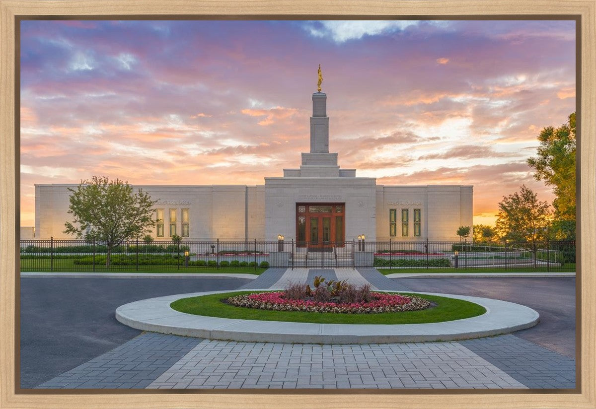 Montreal Quebec Heavenly Pathways Gallery Wrap