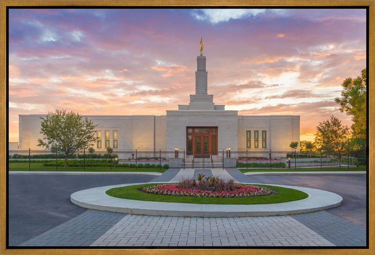 Montreal Quebec Heavenly Pathways Gallery Wrap