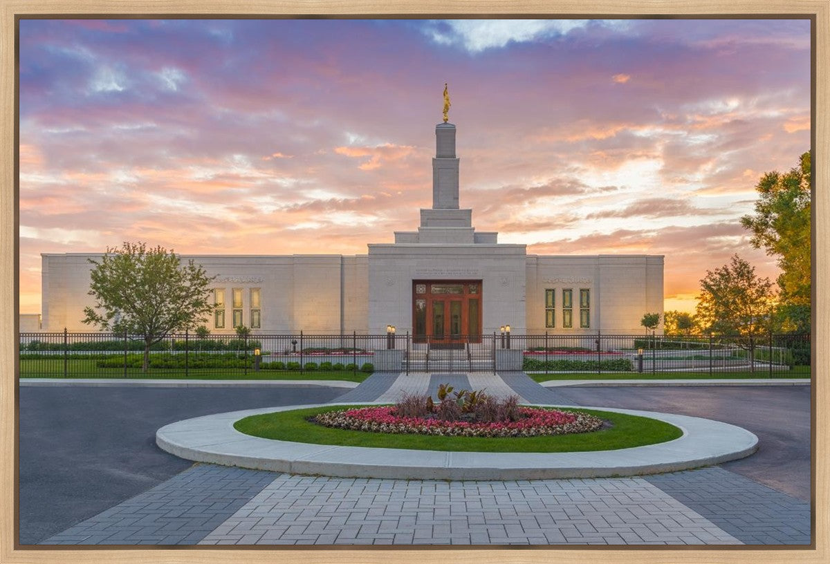 Montreal Quebec Heavenly Pathways Gallery Wrap