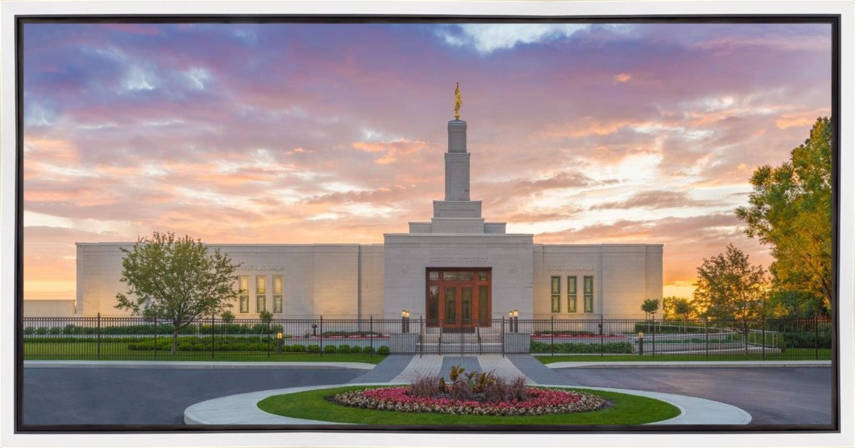 Montreal Quebec Heavenly Pathways Gallery Wrap