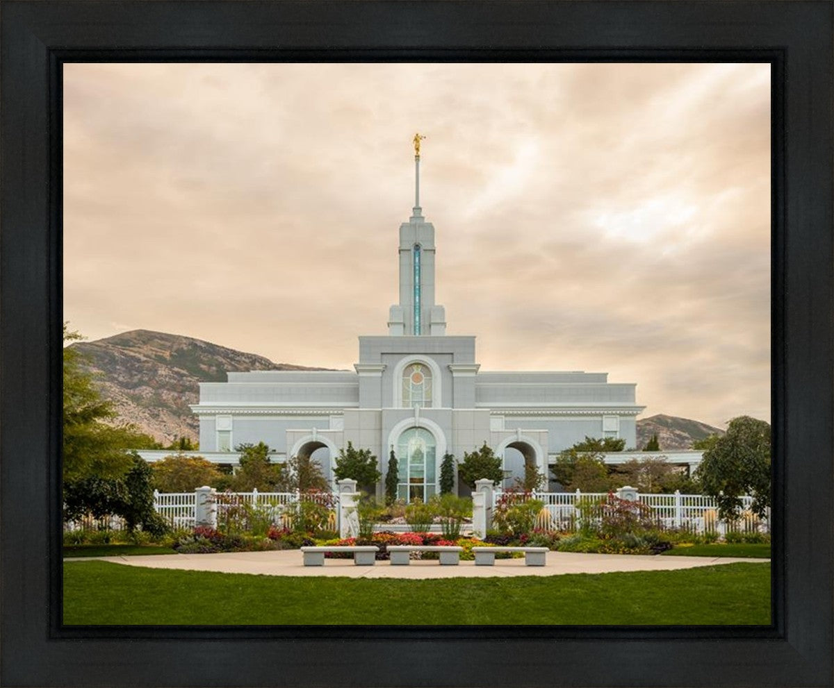 Mount Timpanogos Golden Morning Gallery Wrap
