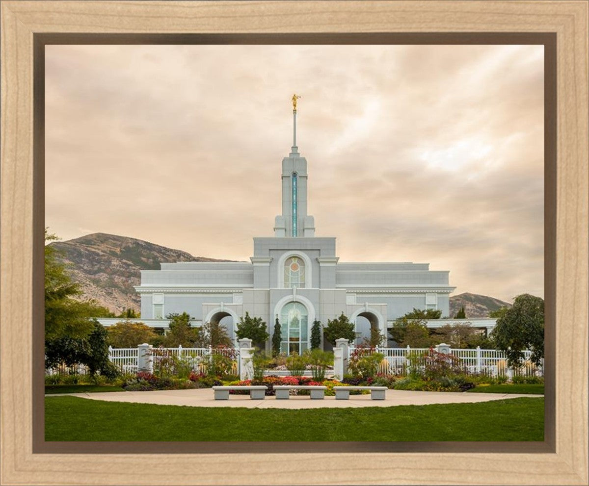 Mount Timpanogos Golden Morning Gallery Wrap