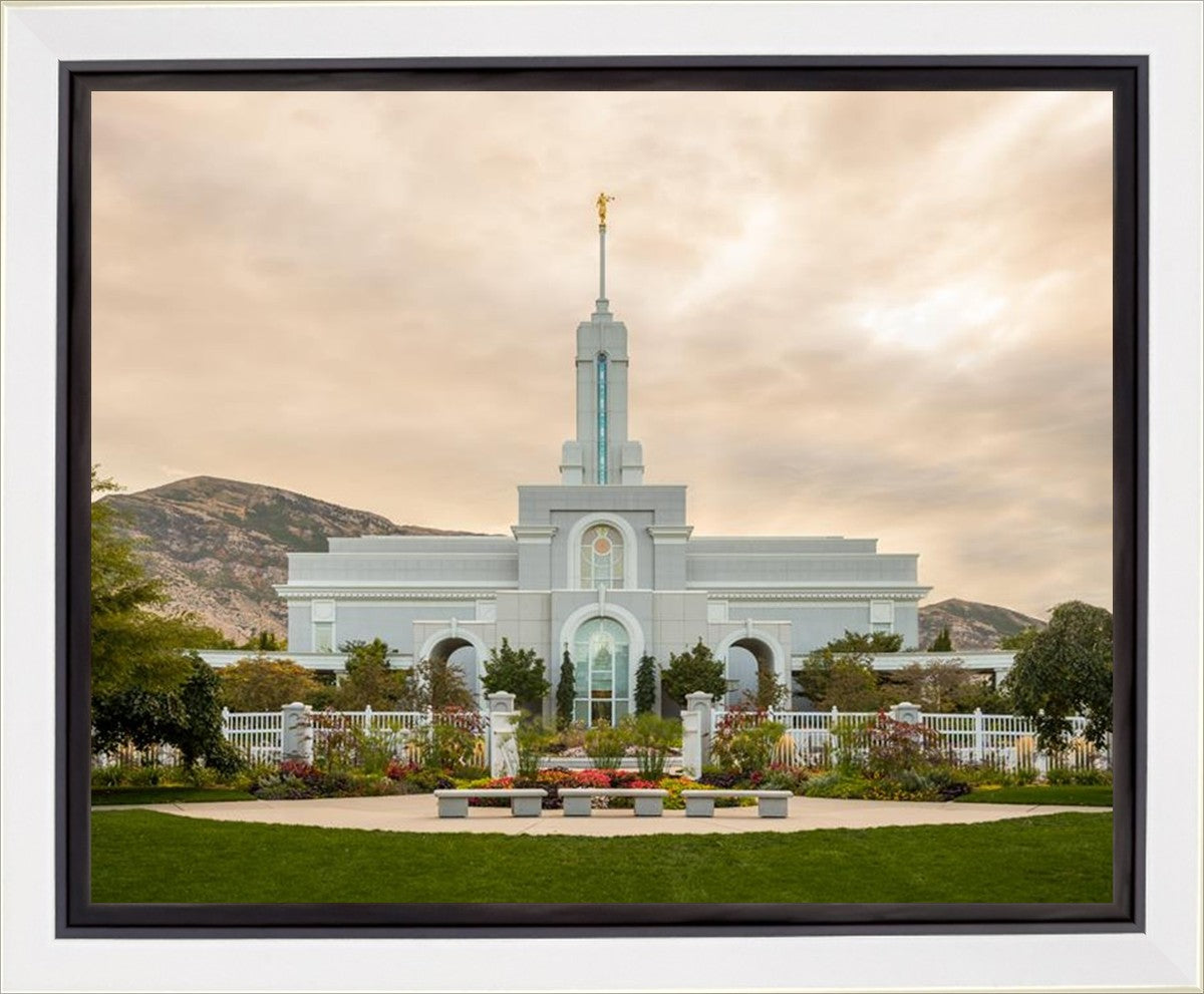 Mount Timpanogos Golden Morning Gallery Wrap