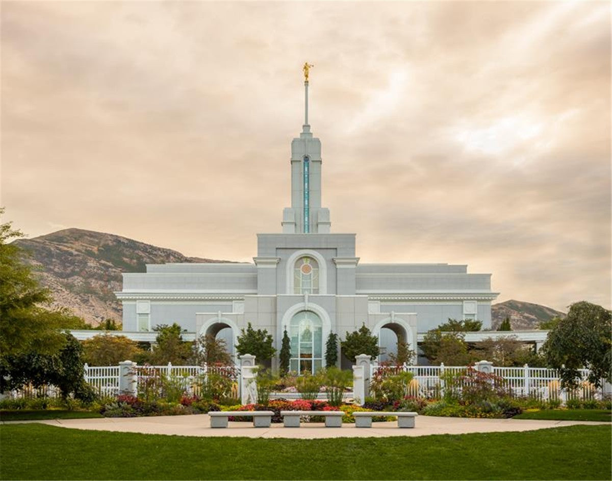 Mount Timpanogos Golden Morning Gallery Wrap