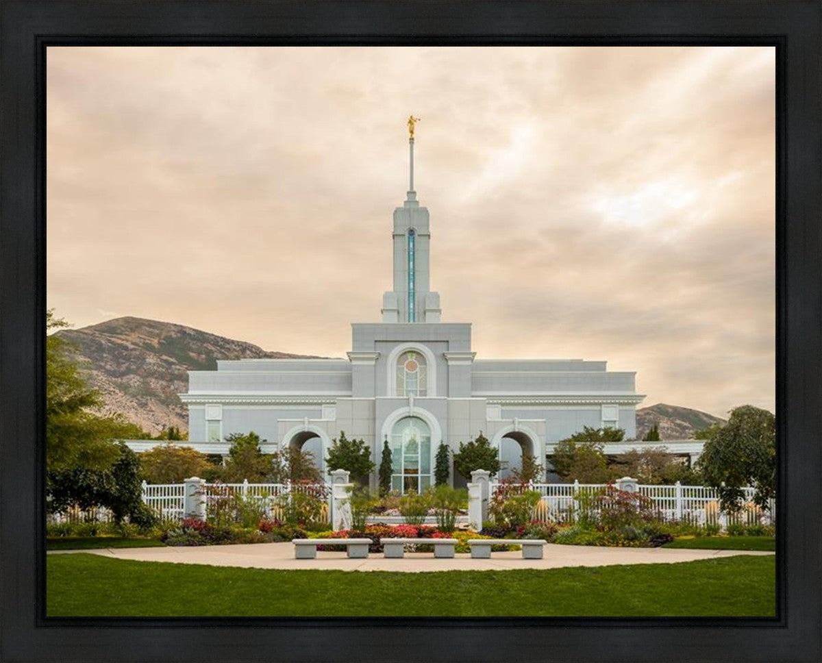 Mount Timpanogos Golden Morning Gallery Wrap