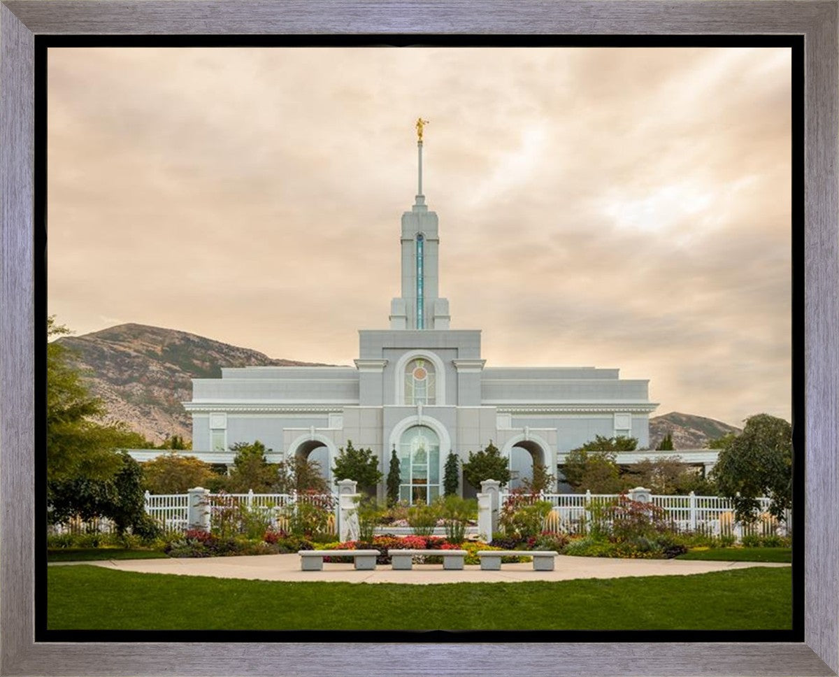 Mount Timpanogos Golden Morning Gallery Wrap