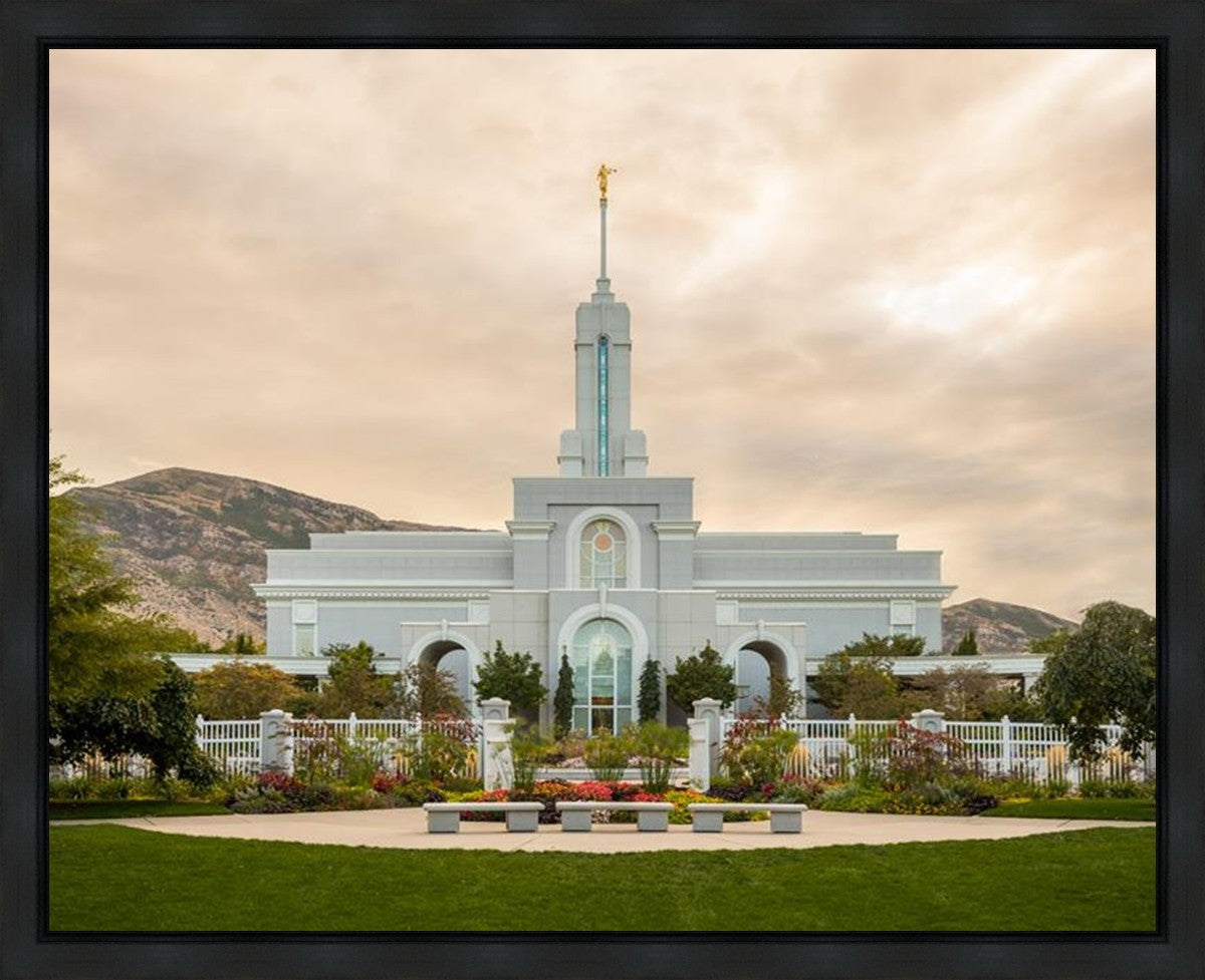 Mount Timpanogos Golden Morning Gallery Wrap