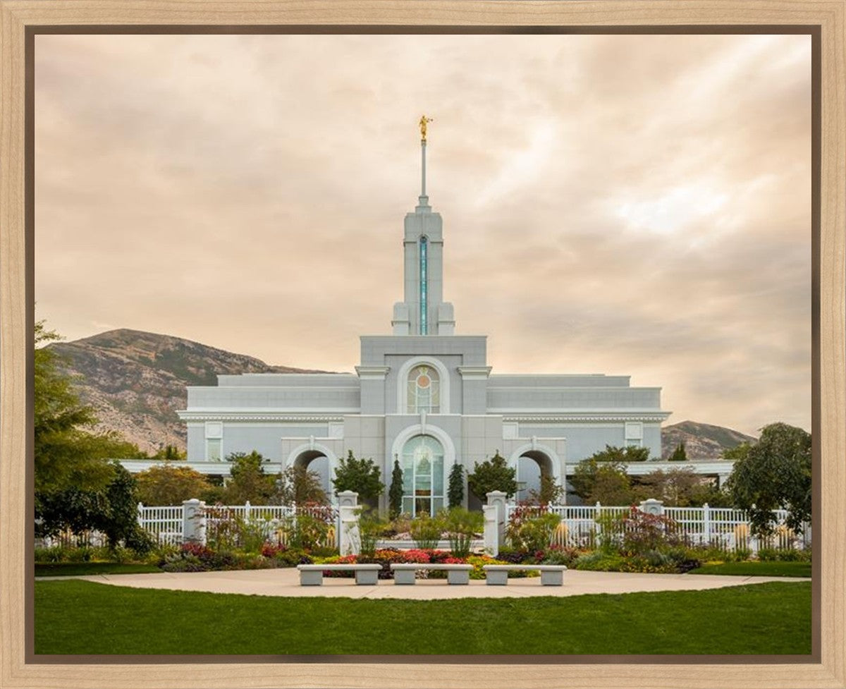 Mount Timpanogos Golden Morning Gallery Wrap