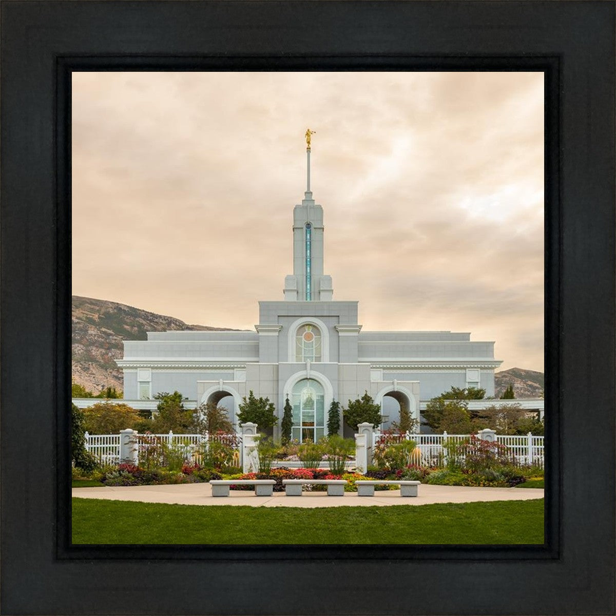Mount Timpanogos Golden Morning Gallery Wrap