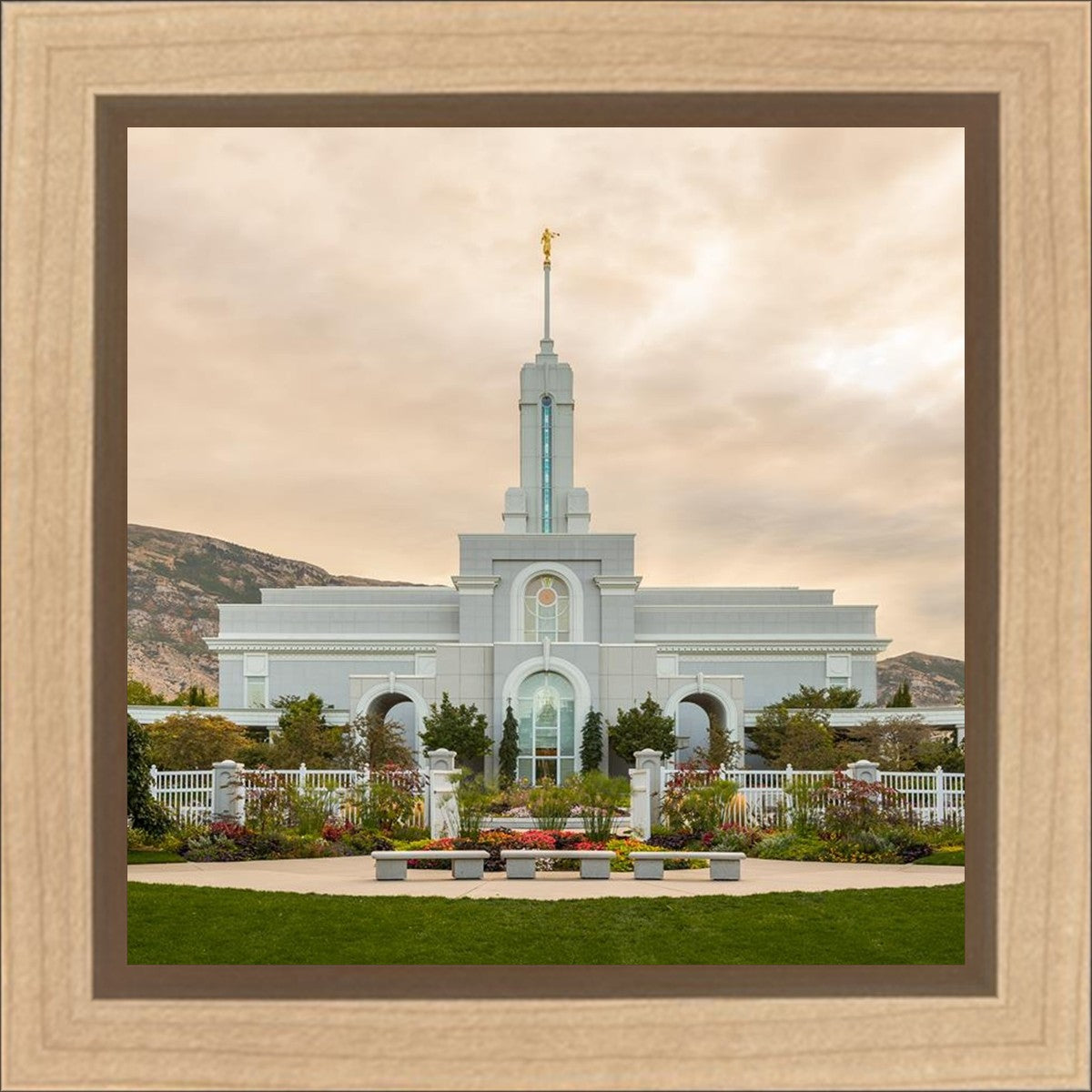 Mount Timpanogos Golden Morning Gallery Wrap