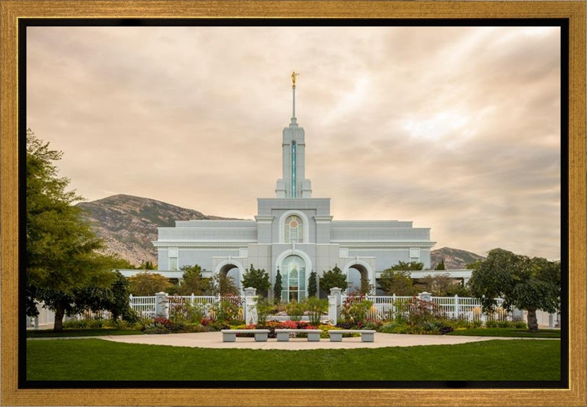 Mount Timpanogos Golden Morning Gallery Wrap